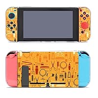 Hairdressing Tools Protective Case for Switch Soft Slim Game Controller Grip Shell Cover Cute with Stand