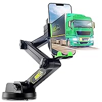 Truckules Truck Phone Holder Mount Heavy Duty Cell Phone Holder for Truck Dashboard Windshield 16.9