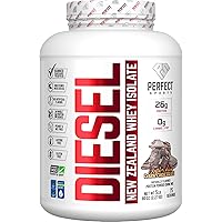 PERFECT SPORTS Diesel 100% New Zealand Whey Isolate - 5lbs Triple Rich Dark Chocolate