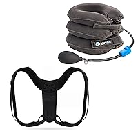 Cervical Neck Traction and Posture Corrector Bundle, Relieve Tension and Pain