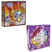 Tsuro Phoenix Rising - Family Board Game for 2-8 Players and Four Corners: Kaleidoscope A Living Puzzle Game- Captivating Art, Strategy, and Pattern Matching Board Game - 1-6 Players Ages 8 and Up