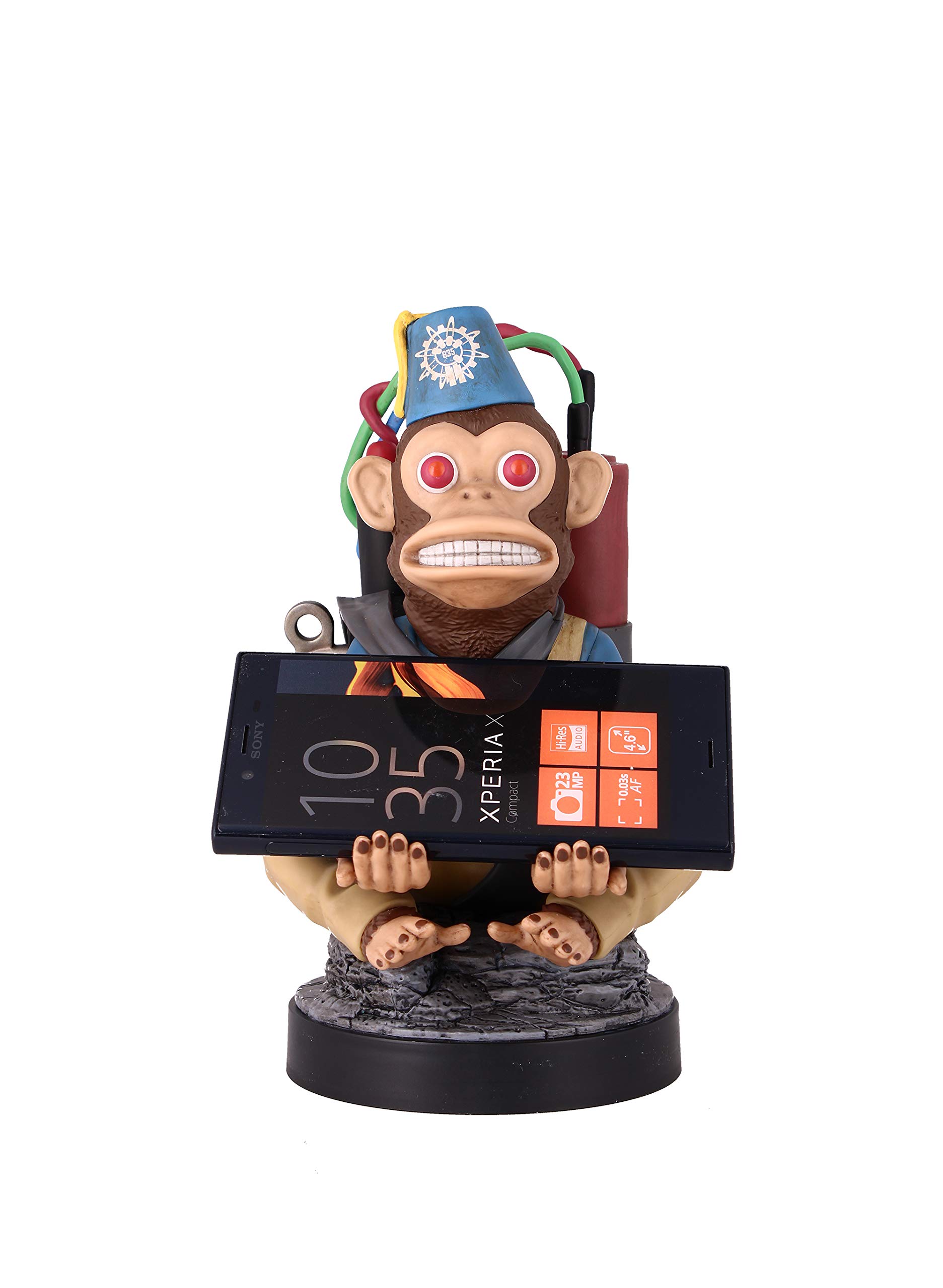 Exquisite Gaming: Call of Duty: Monkeybomb - Original Mobile Phone & Gaming Controller Holder, Device Stand, Cable Guys, Licensed Figure