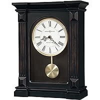 Howard Miller Meridian Clock II 549-738 – Worn Black with Quartz, Single-Chime Movement