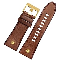 Genuine leather watchband For diesel watch belt DZ4476/4482 DZ7408 7406 4318 strap 22 24 26 28mm Large size Men Wrist Watch Band