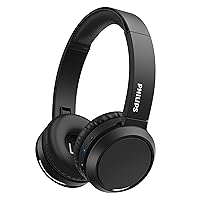 PHILIPS H4205 On-Ear Wireless Headphones with 32mm Drivers and BASS Boost on-Demand, Black