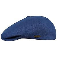 Sterkowski Swede Hat | 100% Natural Linen Flat Cap for Men and Women | Super Light Summer Peaked Cap