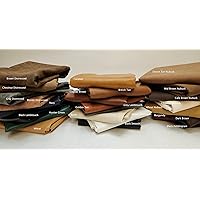| Swatches of 24 Colors of Our Faux Vegan Leather by The Yard Synthetic Pleather 0.9 mm (2 inch Wide x 2 inch) Soft Smooth Upholstery (Full line of Colors, swatches)