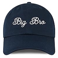 Trendy Apparel Shop Youth Size Big Bro Embroidered Unstructured Cotton Baseball Cap