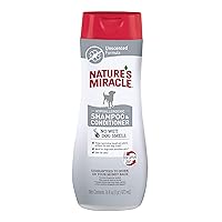 Nature’s Miracle Hypoallergenic Shampoo & Conditioner for Dogs, 16 Oz, Unscented