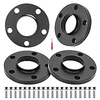 AEagle 20mm Hubcentric Wheel Spacers 5x112 Thread 14x1.5 Hub Bore 66.6mm for E200 E250 C180 C63 AMG A5 S5 A6 S6 A7 A8, Forged Aluminum Wheel Adapters 4PCS