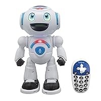 LEXiBOOK - Powerman Master Interactive Toy Robot That Reads in The Mind Toy for Kids Dancing Plays Music Animal Quiz STEM Programmable Remote Control Robot Junior - ROB25EN