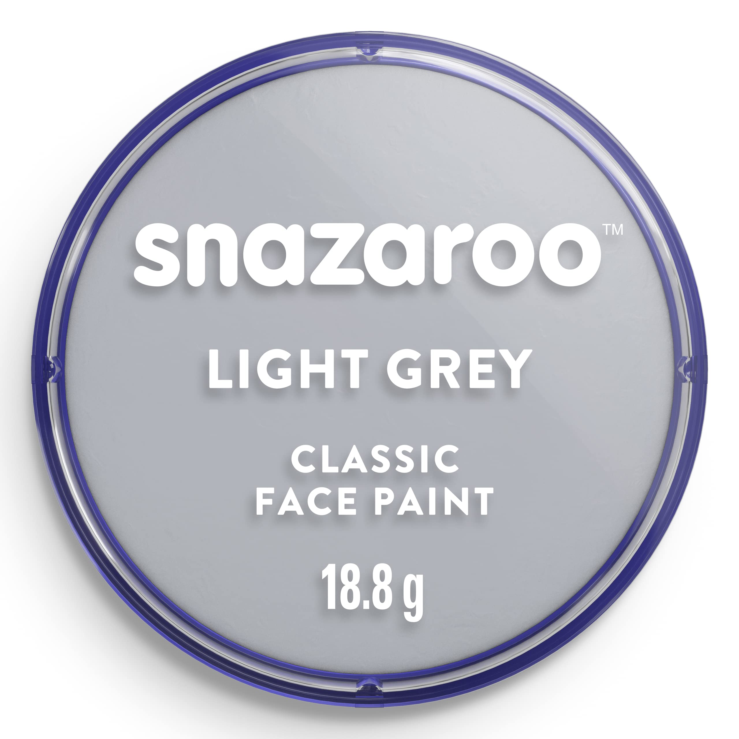 Snazaroo Classic Face and Body Paint, 18.8g (0.66-oz) Pot, Light Grey