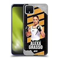 Head Case Designs Officially Licensed UFC Fight Card Alexa Grasso Soft Gel Case Compatible with Google Pixel 4