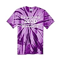 Seniors 2020 The One Under Quarantine Social Distancing Unisex Tie Dye T-Shirt