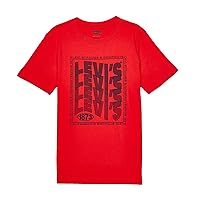 Levi's® Boy's Wavy Logo Tee Shirt (Big Kids)
