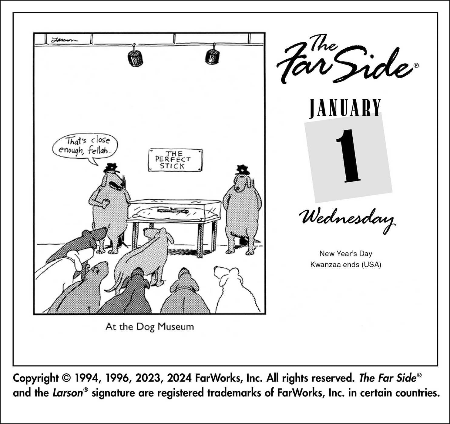 The Far Side® 2025 Off-the-Wall Day-to-Day Calendar