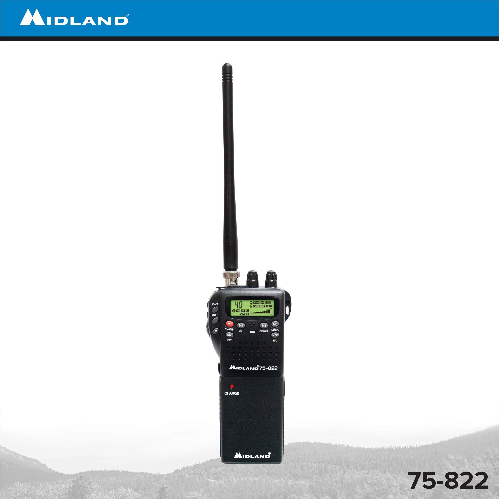 Midland 75-822 40 Channel CB-Way Radio
