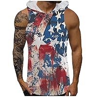 Black and White American Flag Shirt Muscle Gym Tanks Men Muscle Beach Shirt Workout top Gym Tshirts Shirts Men