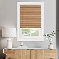 Cordless Light Filtering Mini Blind - 33 Inch Width, 72 Inch Length, 1