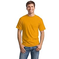 Hanes Men's 6-Pack Plus 3 Free Crew T-Shirts, Gold, XXX-Large