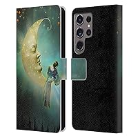 Head Case Designs Officially Licensed JENA DellaGrottaglia Star Assorted Leather Book Wallet Case Cover Compatible with Samsung Galaxy S24 Ultra 5G