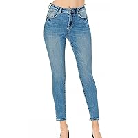 Women's Butt I Love You Push-Up Classic 5-Pocket Ankle Skinny Jeans