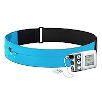 Athlé Insulin Pump Belt - 2 Stretch Pockets Fits Insulin Pump, Epipen, Phone, Wallet, Cards and More - Comfortable and Adjustable Waist Strap - Size X-Small 20