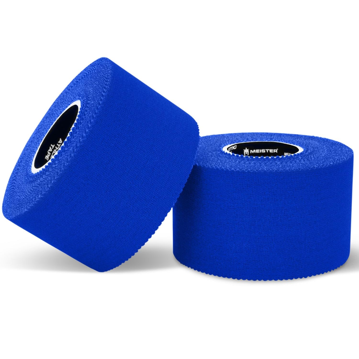 Meister Elite Athletic Tape - Breathable High-Adhesive Trainer's Tape - 2 Roll Pack - Blue