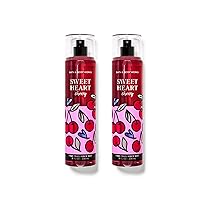 BBW - Bath and Body - SweetHeart Cherry Fine Fragrance Mist 8 oz (Pack of 2)