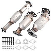 Nilight Catalytic Converter Full Set for Chevy Traverse 2009-2017/GMC Acadia 2007-2017/Saturn Outlook 2007-2010/Buick Enclave 2008 2009 2010 2011 2012 2013 2014 2015 2016 2017 (EPA Standard)