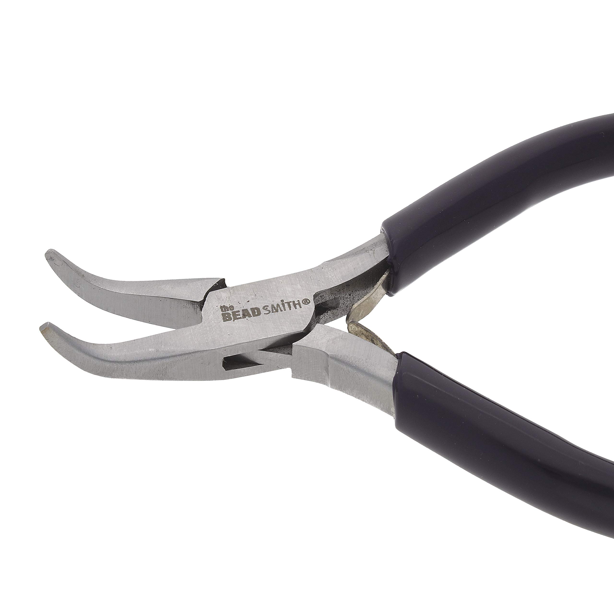 The Beadsmith Bent Chain-Nose Pliers for Crafting and Repair, Jewelry Making Supplies