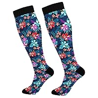 Socks For Women Men's Compression Socks for Teens Cute Tropical Design
