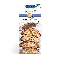 Giusto Sapore Blueberry & Orange Soft Biscotti - Imported from Italy and Family Owned 8.8oz