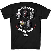 STAR WARS The Bad Batch Hunter Glitch Men's Adult Graphic Tee T-Shirt