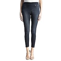 Liverpool Womens Sienna Pull-on Ankle Silky Soft Denim Jean Pants, Dynasty Dark, Size 6