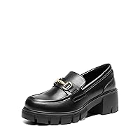 DREAM PAIRS Loafers for Women, Platform Chunky Loafers & Slip On Casual Shoes