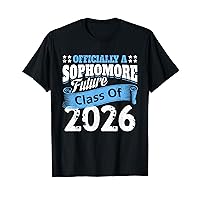 Official Sophomore Future Class of 2026 First Day 10th Grade T-Shirt