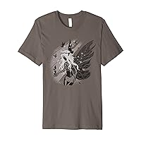 Skeleton Fairycore Aesthetic Gothic Fairy Goth Alt Grunge Premium T-Shirt