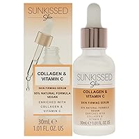 Collagen and Vitamin C Serum by Sunkissed for Unisex - 1.01 oz Serum