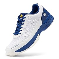 FitVille Wide Pickleball Shoes for Men Tennis Shoes Sneakers for All Court Racquetball Athletic Shoes for Racquet Sport | Arch Support & Wide Toe Box