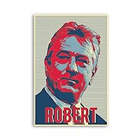 SSDECR Robert De Niro Poster Movie Actor Portrait Poster (7) Canvas Painting Wall Art Poster for Bedroom Living Room Decor 08x12inch(20x30cm) Unframe-style