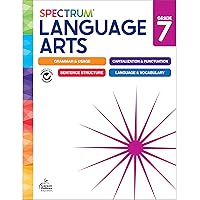 Spectrum 7th Grade Language Arts Workbook, Middle Grade Books Covering Fundamentals English Grammar, Punctuation, Sentence Structure, Vocabulary, Language Arts 7th Grade Curriculum