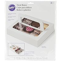 Wilton 3-Pack Snack Treat Box with Slotted Handle