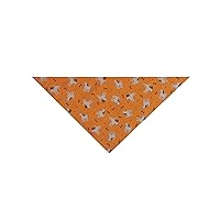 Repellant Dog Bandana for Protecting Dogs from Fleas, Ticks, and Mosquitoes, Dogs & Bones, Orange, 1 Count (Pack of 1) (IE9412 69), 19 by 19-Inch