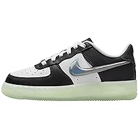 Nike Air Force 1 LV8 Big Kids' Shoes (FZ5529-103, White/Vapor Green/Black) Size 2