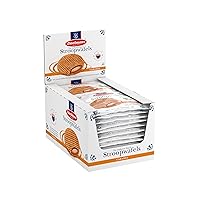 Stroopwafel Caramel - The Original Stroopwafels, Toasted Dutch Waffle Cookies w/a Creamy & Buttery Filling, Made In Holland, Individually Wrapped - Caramel Cookie Waffles, 24 Count