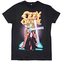 GLOBAL Ozzy Osbourne Men's Speak of The Devil T-Shirt Black