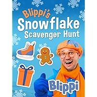 Blippi's Snowflake Scavenger Hunt