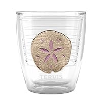 Tervis Beachcomber Collection Sand Dollar Made in USA Double Walled Insulated Tumbler Travel Cup Keeps Drinks Cold & Hot, 12oz, Sand Dollar