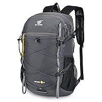 SKYSPER Packable Hiking Backpack 30L Lightweight Daypack Travel Backpacks for Women Men（Darkgrey）